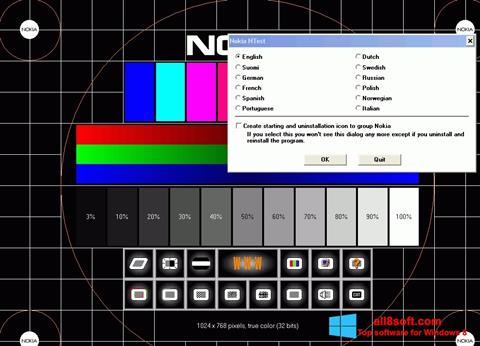 Скріншот Nokia Monitor Test для Windows 8