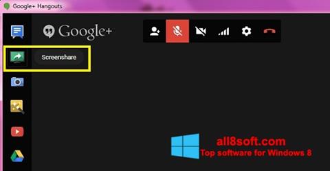 Скріншот Hangouts для Windows 8