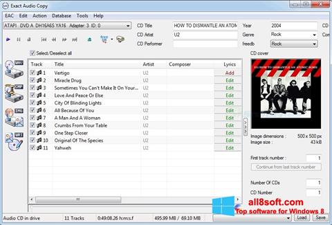 Скріншот Exact Audio Copy для Windows 8