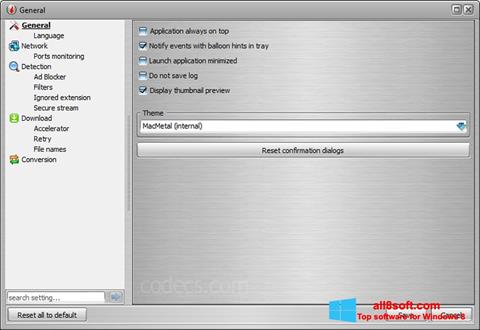 Скріншот VSO Downloader для Windows 8