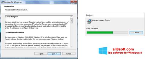 Скріншот Bonjour для Windows 8