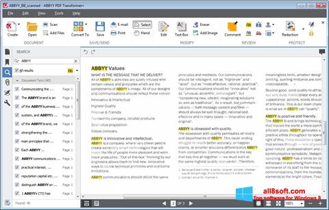 Скріншот ABBYY PDF Transformer для Windows 8