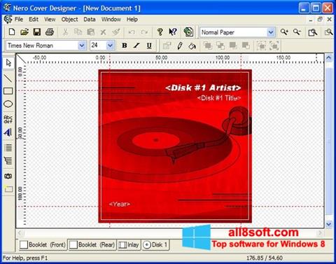 Скріншот Nero Cover Designer для Windows 8