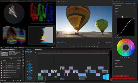 Скріншот Adobe Premiere Pro для Windows 8