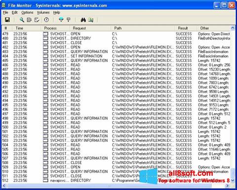 Скріншот FileMon для Windows 8