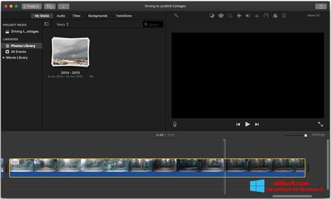 Скріншот iMovie для Windows 8