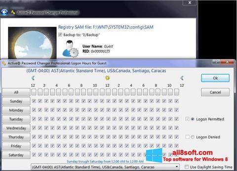 Скріншот Active Password Changer для Windows 8
