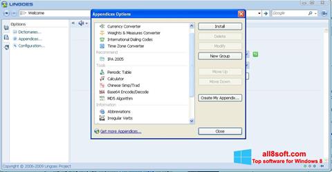 Скріншот Lingoes для Windows 8