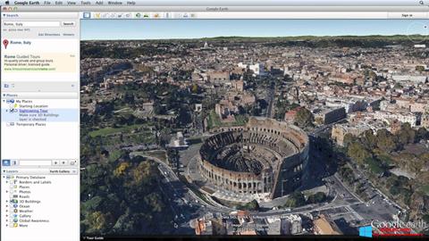 Скріншот Google Earth Pro для Windows 8