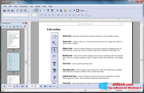 Скріншот Infix PDF Editor для Windows 8