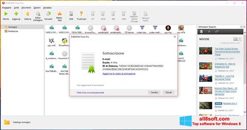 Скріншот DAEMON Tools Pro для Windows 8