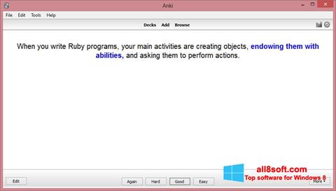 Скріншот Anki для Windows 8