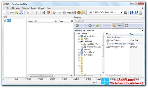 Скріншот Nero Burning ROM для Windows 8