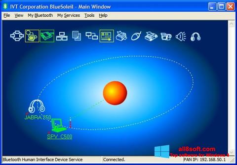 Скріншот BlueSoleil для Windows 8