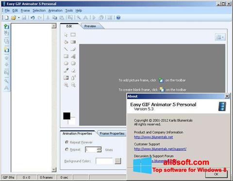 Скріншот Easy GIF Animator для Windows 8