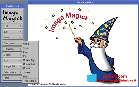 Скріншот ImageMagick для Windows 8