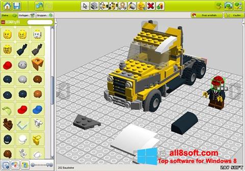 Скріншот LEGO Digital Designer для Windows 8