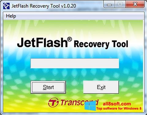 Скріншот JetFlash Recovery Tool для Windows 8