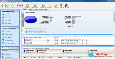 Скріншот Paragon Hard Disk Manager для Windows 8
