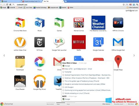 Скріншот Google Chrome Offline Installer для Windows 8