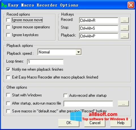 Скріншот Easy Macro Recorder для Windows 8
