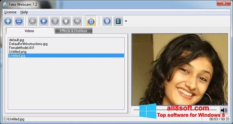 Скріншот Fake Webcam для Windows 8