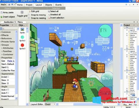 Скріншот Construct Classic для Windows 8