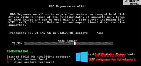 Скріншот HDD Regenerator для Windows 8