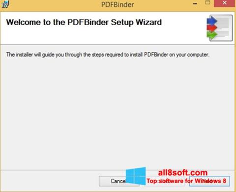 Скріншот PDFBinder для Windows 8
