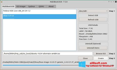 Скріншот MultiBoot USB для Windows 8