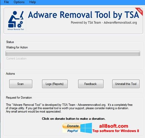 Скріншот Adware Removal Tool для Windows 8