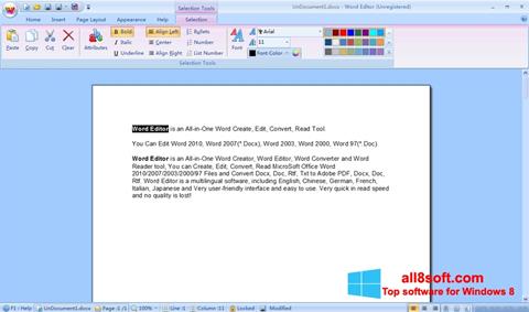 Скріншот DocX Reader для Windows 8